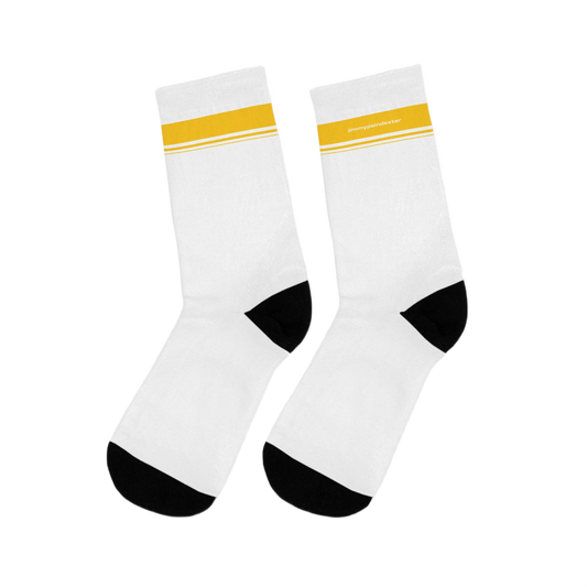 YELLOW STRIPED SOCKS