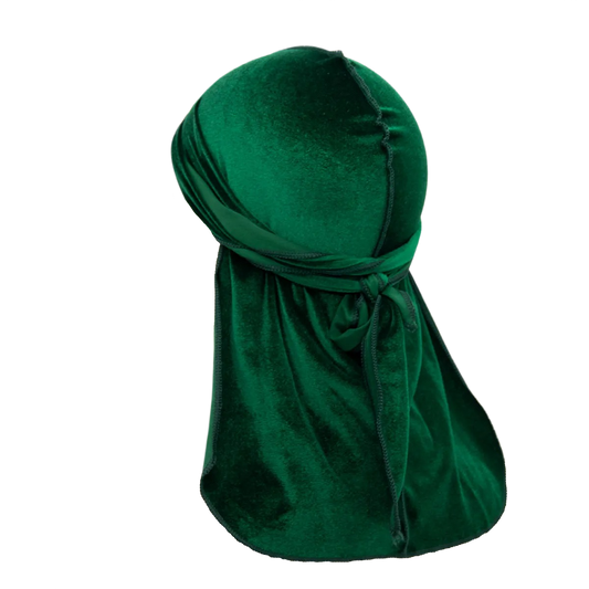 SOLID COLOR VELVET DURAG