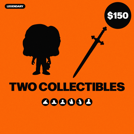 TWO COLLECTIBLES ROULETTE BAG