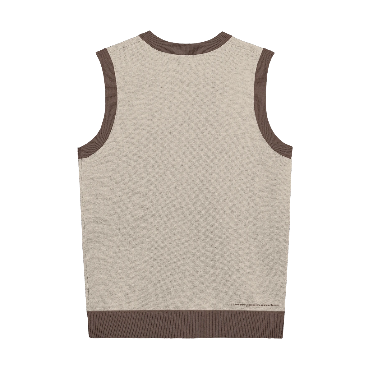 KNITTED V-NECK VEST