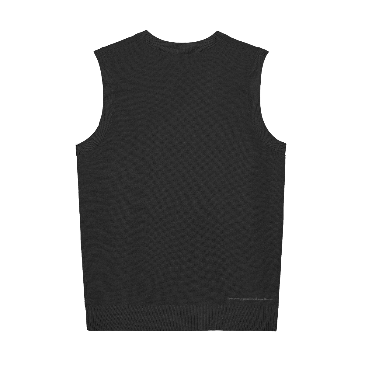 KNITTED V-NECK VEST
