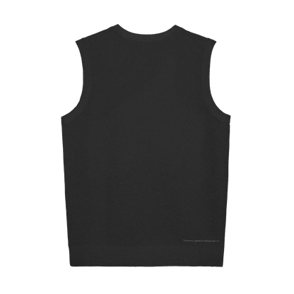 KNITTED V-NECK VEST