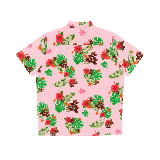 PINK JIM JAMESON HAWAIIAN SHIRT