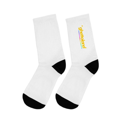 WHITE *GHETTOLAND SOCKS