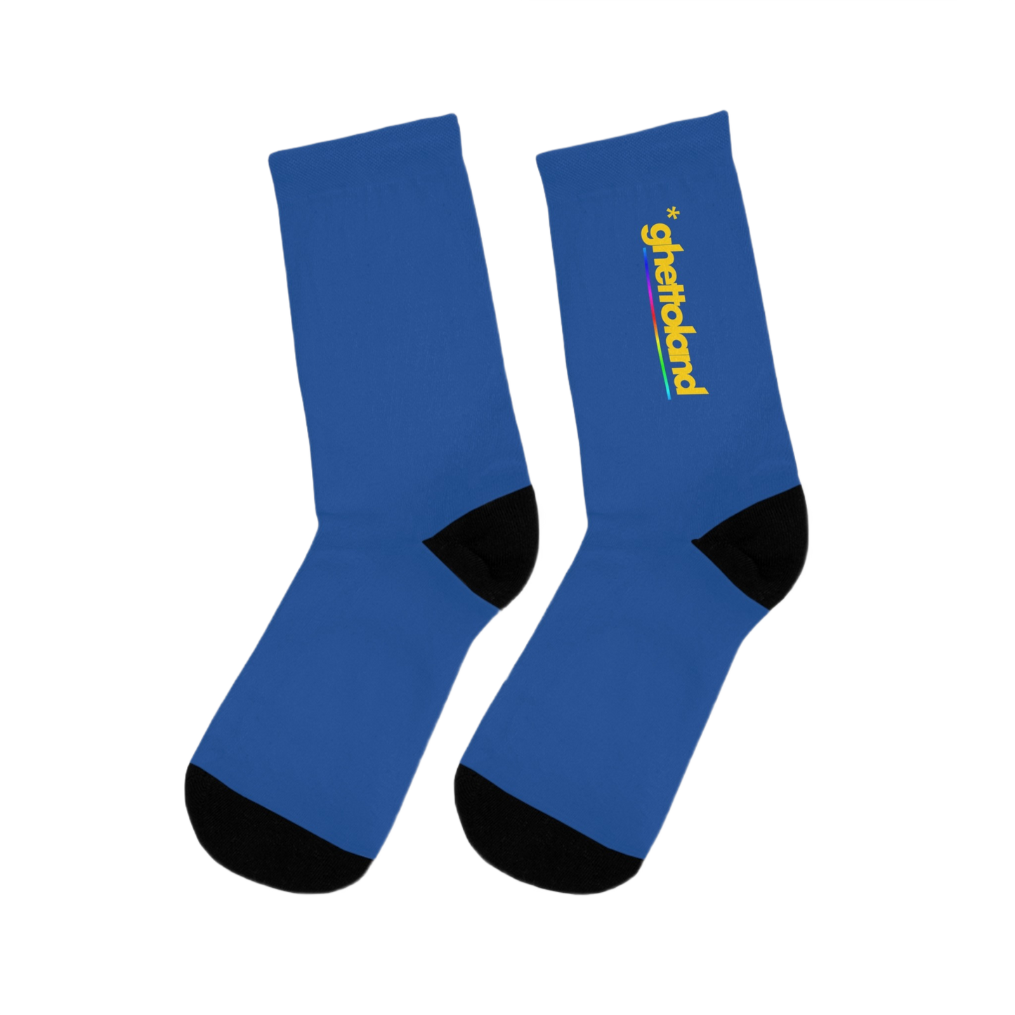 BLUE *GHETTOLAND SOCKS