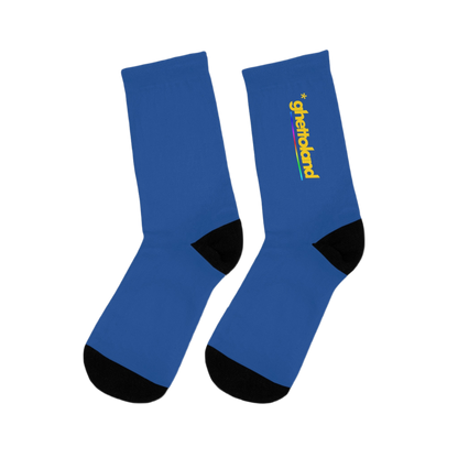 BLUE *GHETTOLAND SOCKS