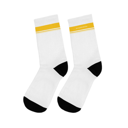 YELLOW STRIPED SOCKS