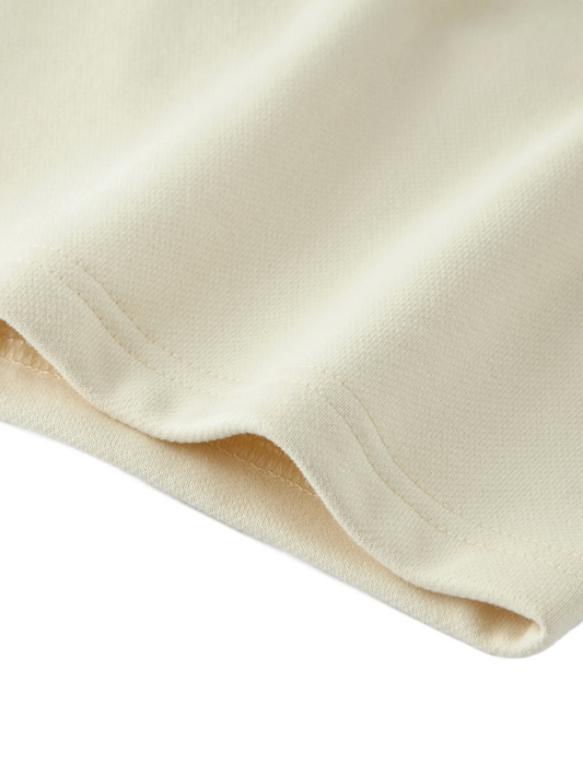 NATURAL HEAVYWEIGHT LOOSE FIT SHORTS
