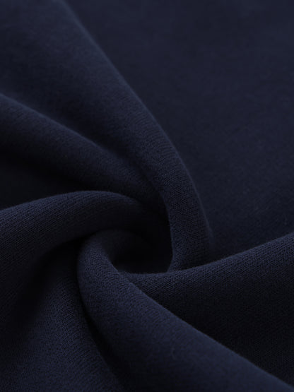 NAVY HEAVYWEIGHT OVERSIZED POLO