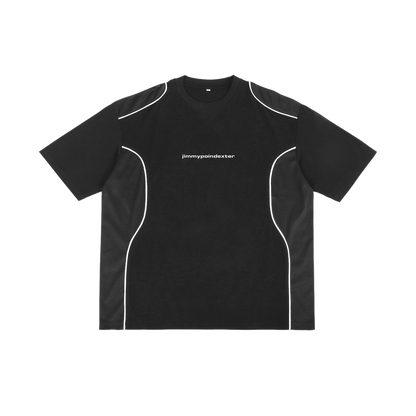PIPED PANEL TWO-TONE TEE