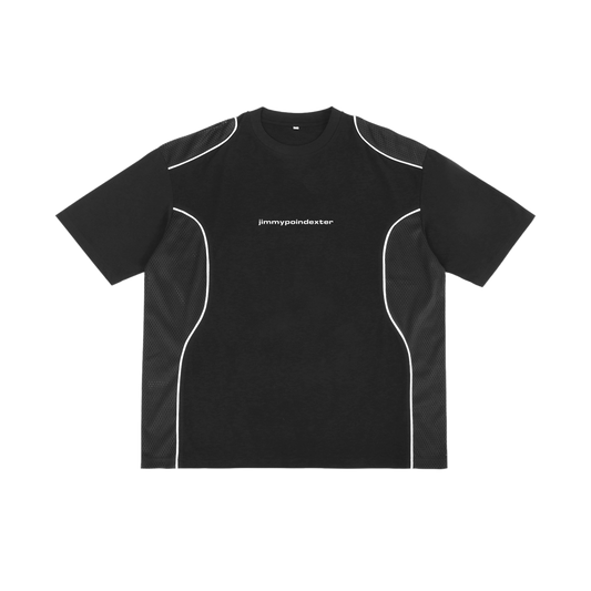 PIPED PANEL TWO-TONE TEE