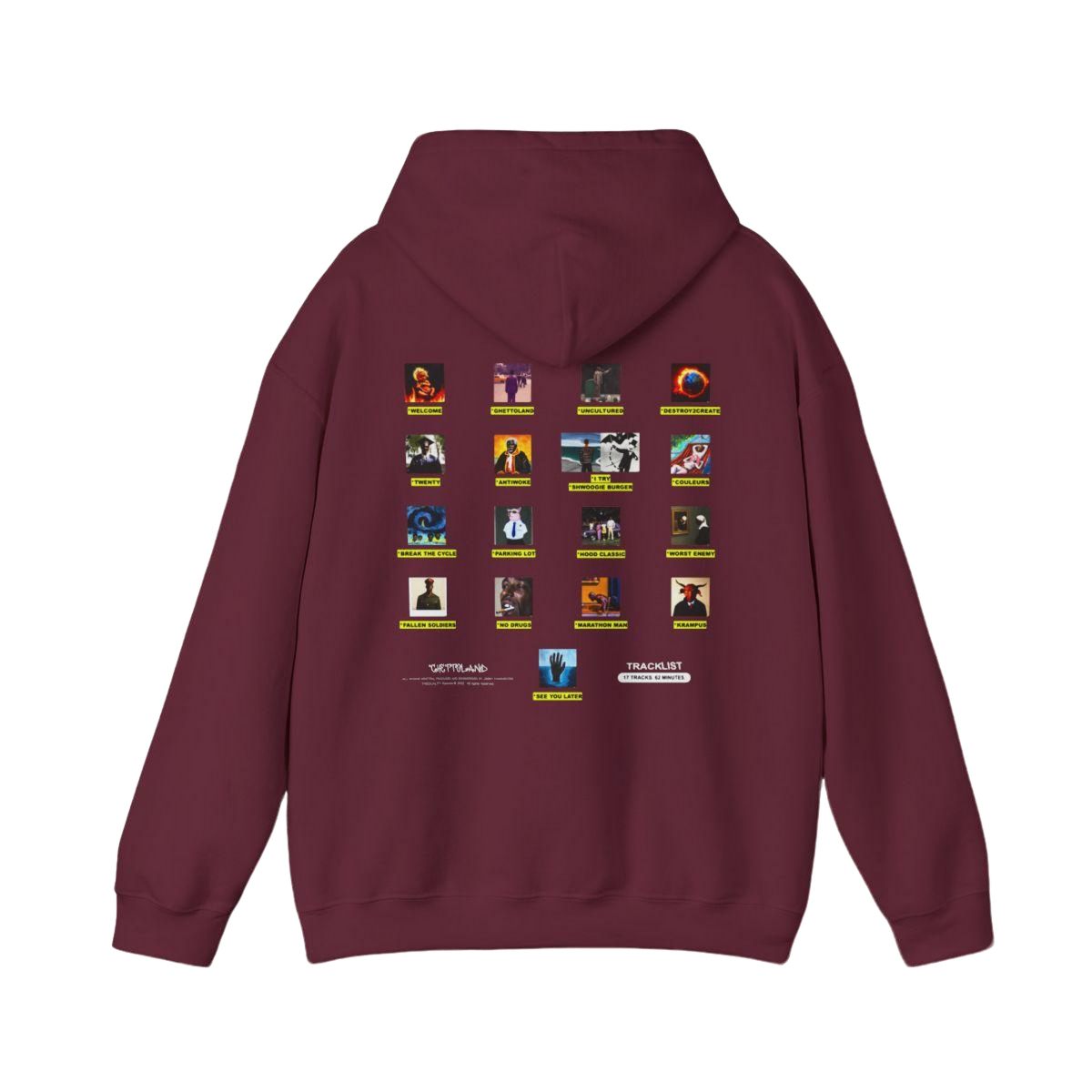 *GHETTOLAND COVER HOODIE