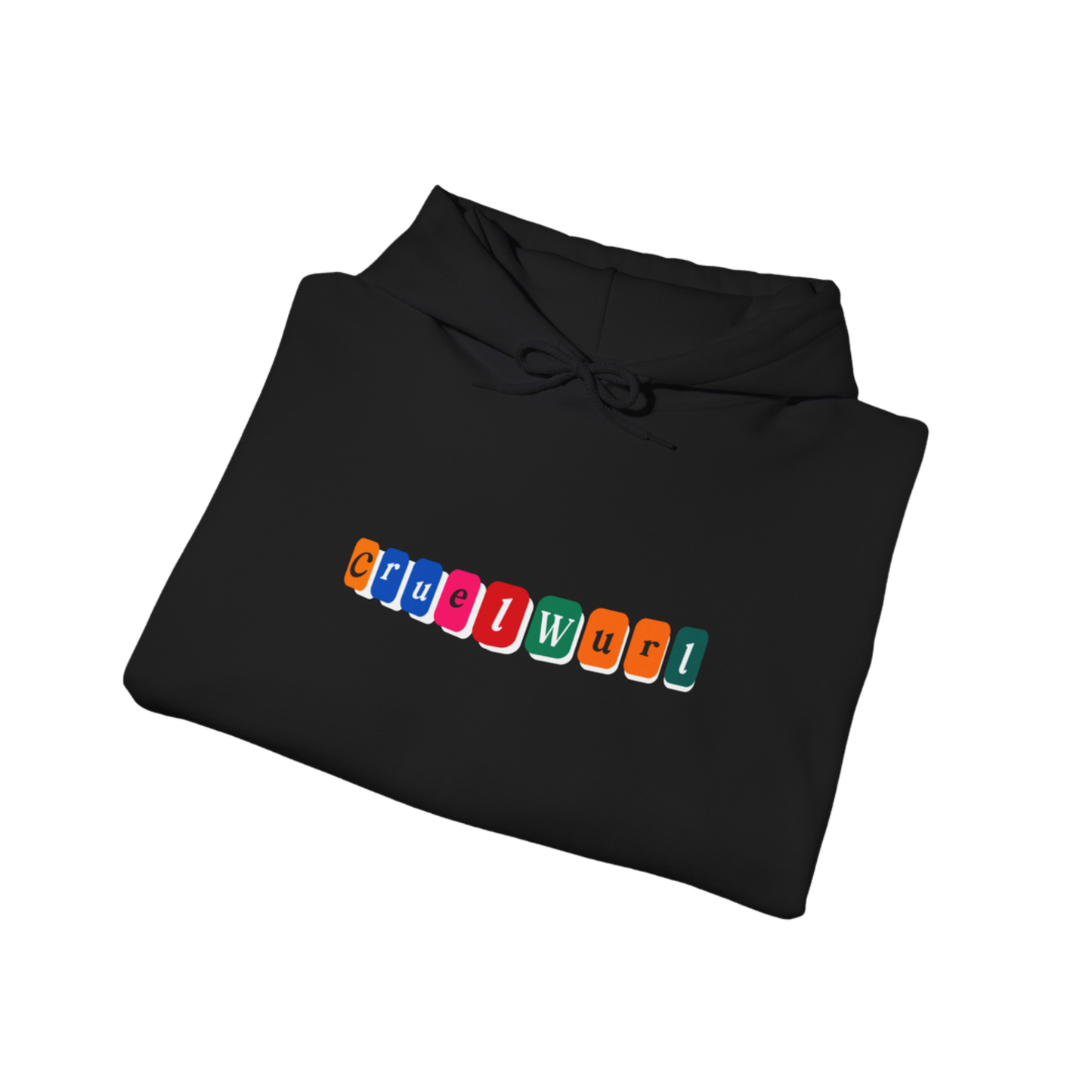 BLACK CRUELWURL HOODIE
