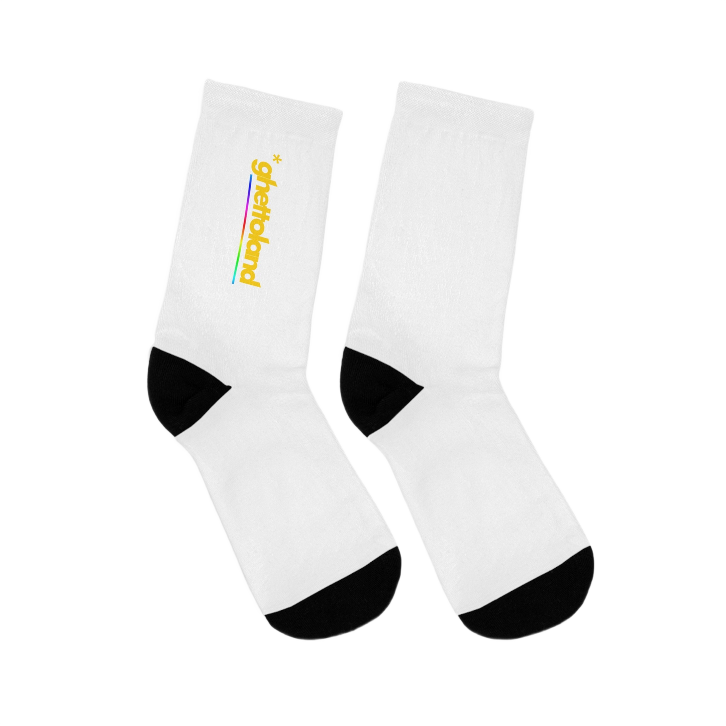 WHITE *GHETTOLAND SOCKS