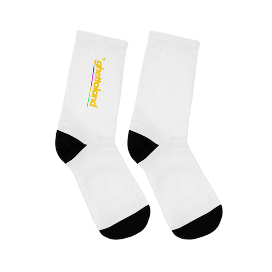 WHITE *GHETTOLAND SOCKS