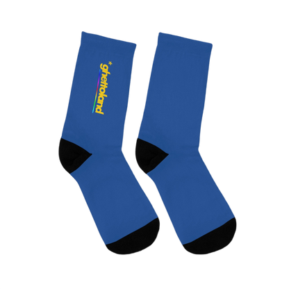 BLUE *GHETTOLAND SOCKS