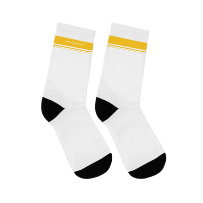 YELLOW STRIPED SOCKS