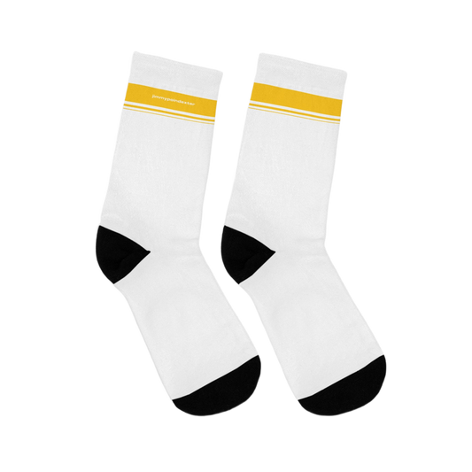 YELLOW STRIPED SOCKS
