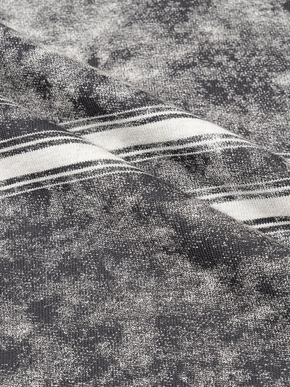 SNOW WASHED BOXY STRIPED TEE