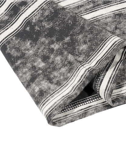 SNOW WASHED BOXY STRIPED TEE