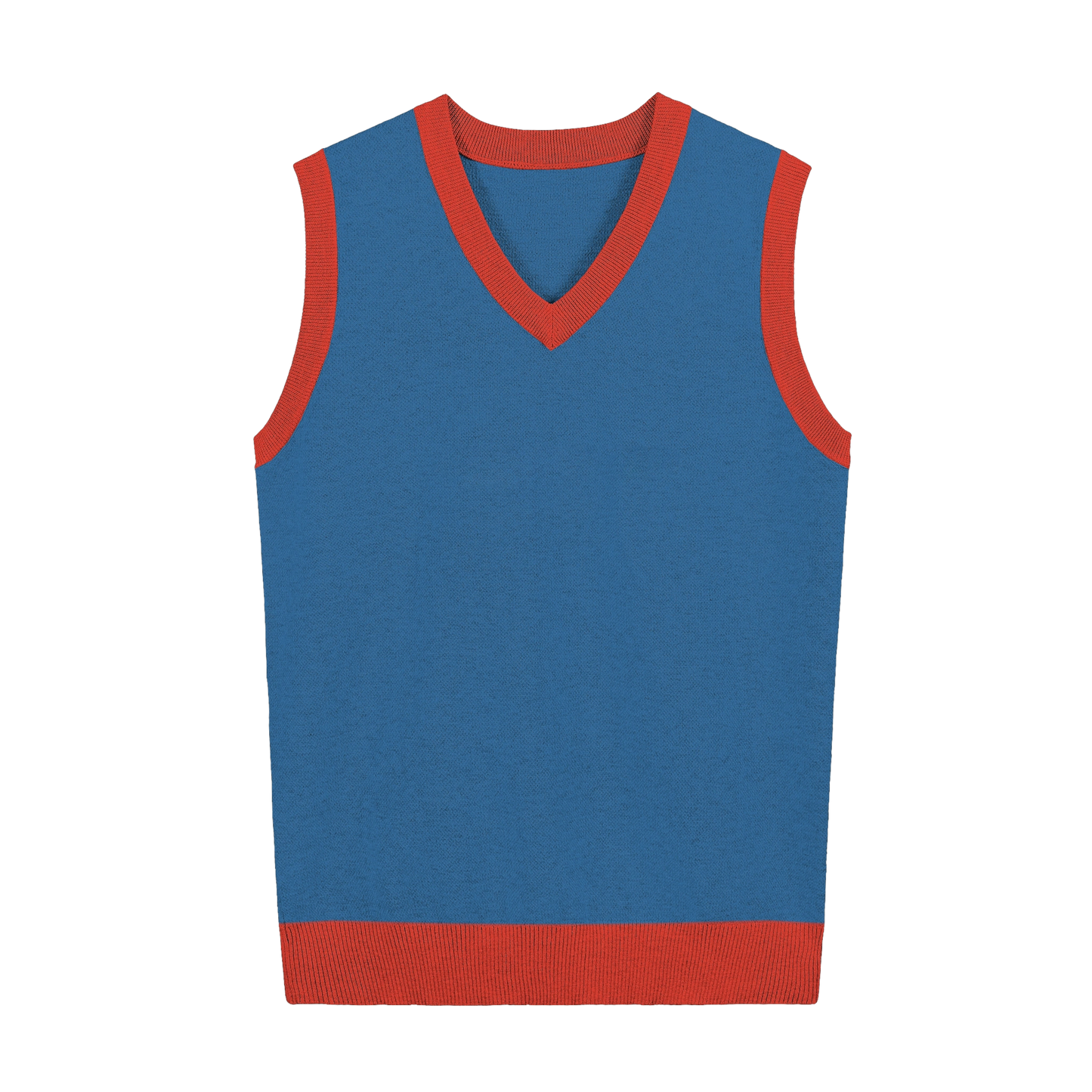 KNITTED V-NECK VEST