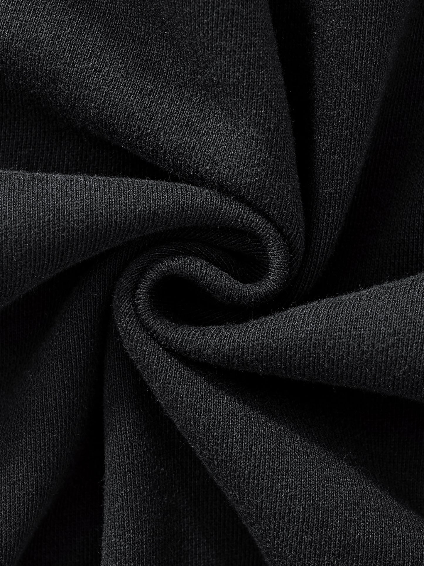 BLACK ENZYME WASHED WIDE-LEG SWEATPANTS