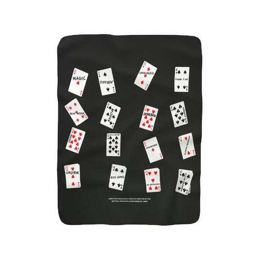 SHAZAM TRACKLIST SHERPA BLANKET