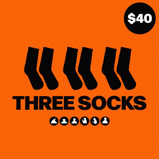 THREE SOCKS ROULETTE BAG